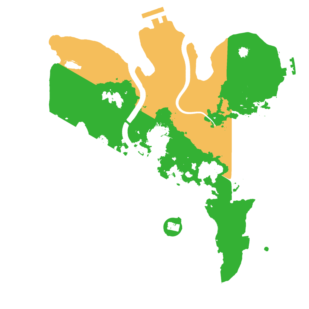 Biome Rust Map: Procedural Map, Size: 2750, Seed: 80014736