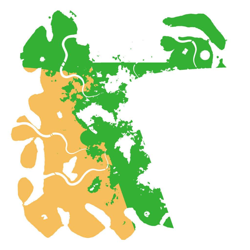 Biome Rust Map: Procedural Map, Size: 4500, Seed: 1941066755
