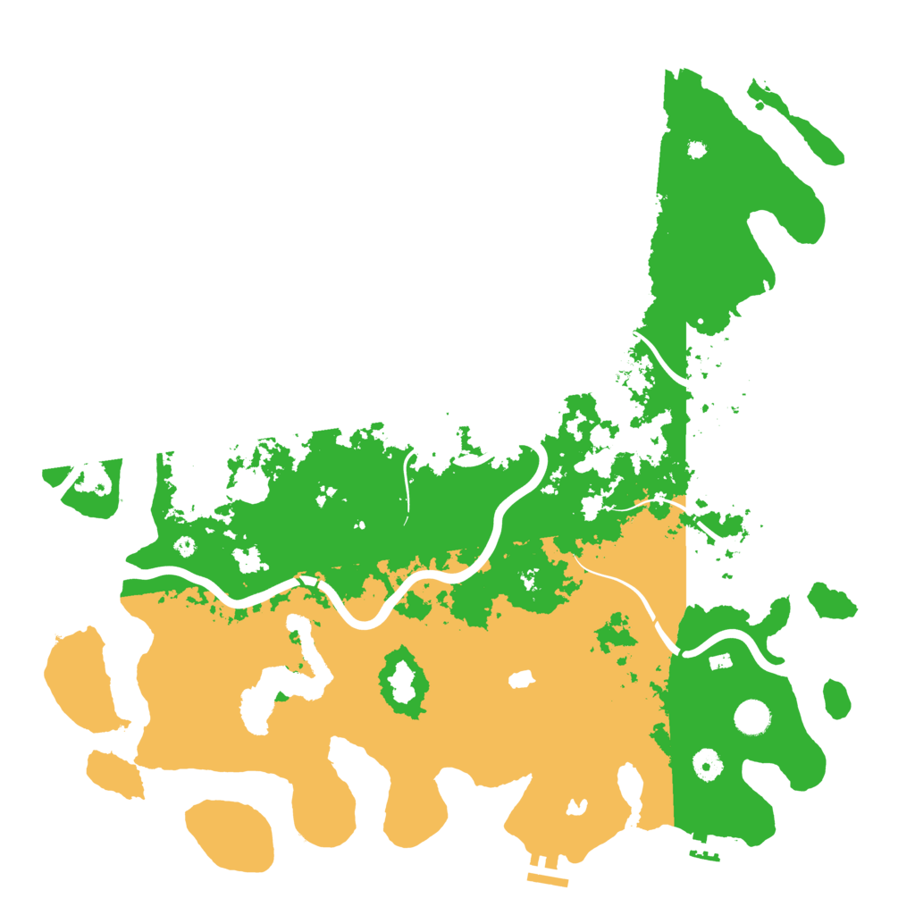 Biome Rust Map: Procedural Map, Size: 4500, Seed: 580682192
