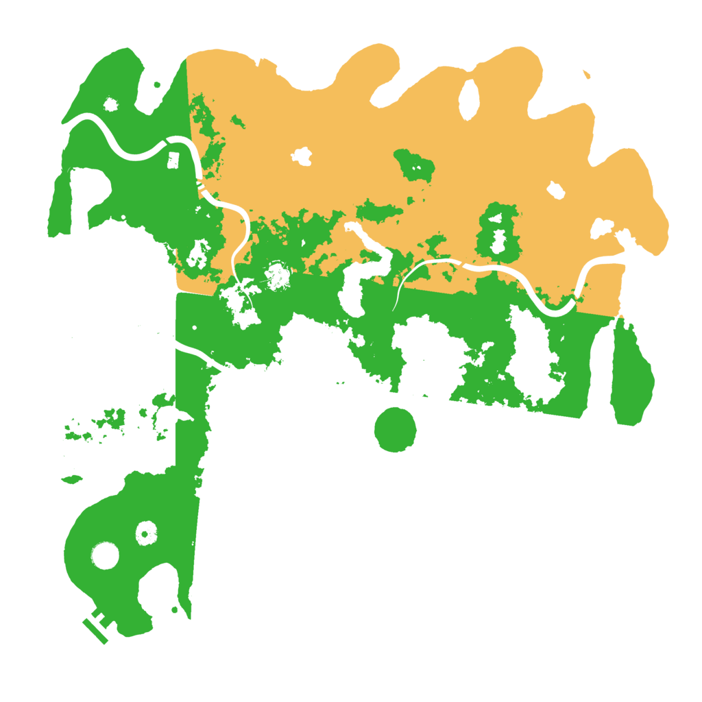 Biome Rust Map: Procedural Map, Size: 4500, Seed: 93684122