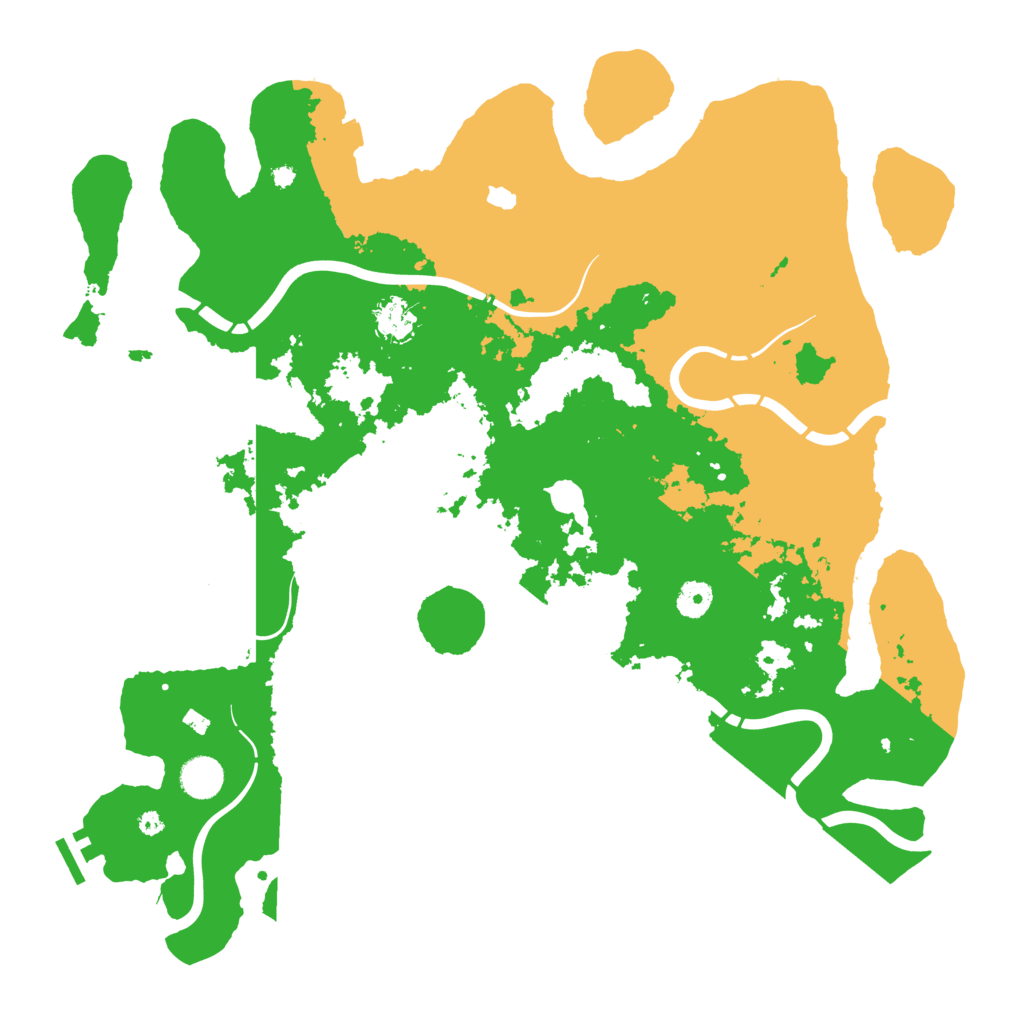Biome Rust Map: Procedural Map, Size: 4250, Seed: 3265165