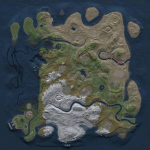 Thumbnail Rust Map: Procedural Map, Size: 4250, Seed: 3265165, 16 Monuments