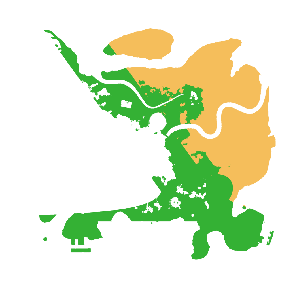 Biome Rust Map: Procedural Map, Size: 3000, Seed: 1803985483