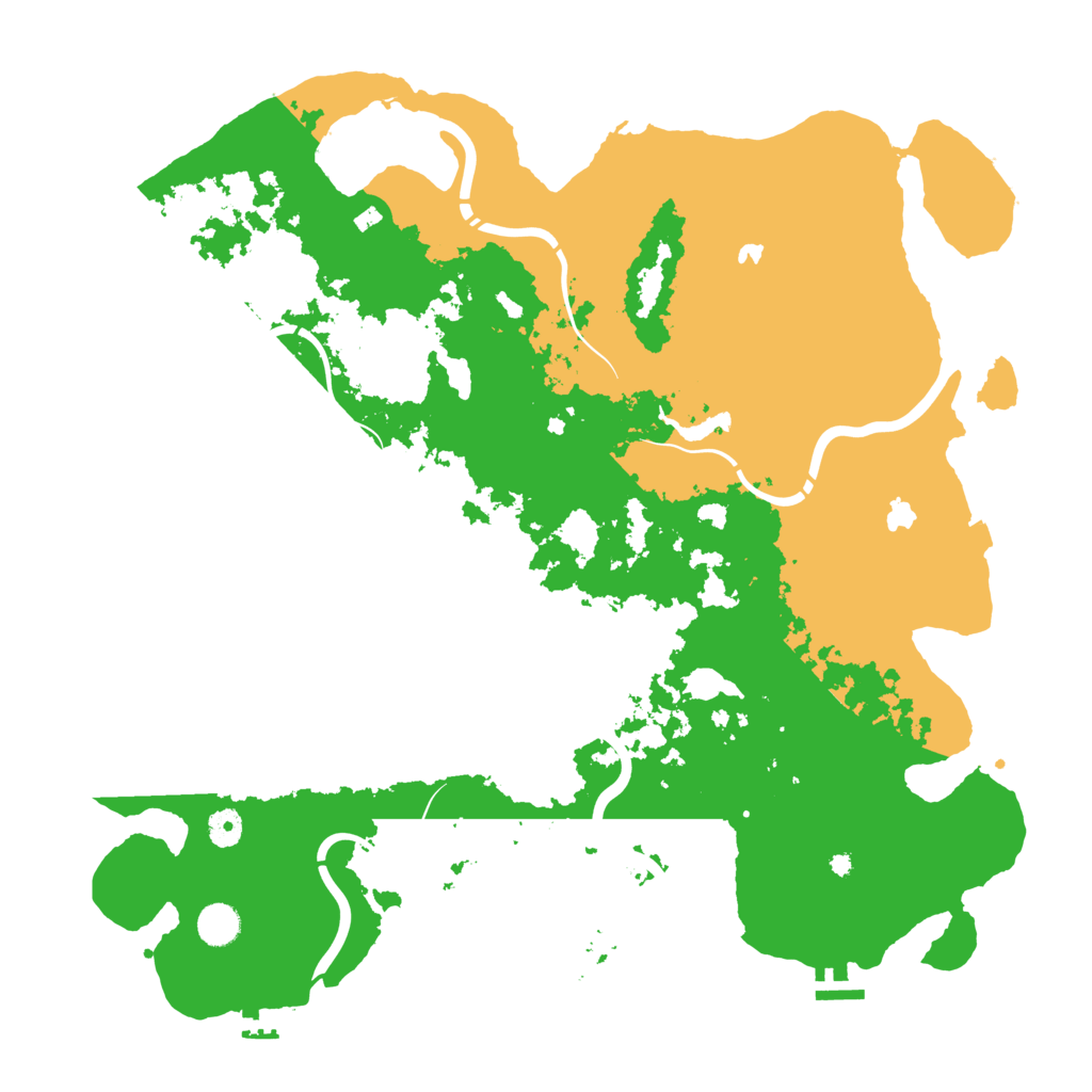 Biome Rust Map: Procedural Map, Size: 4500, Seed: 1323753953