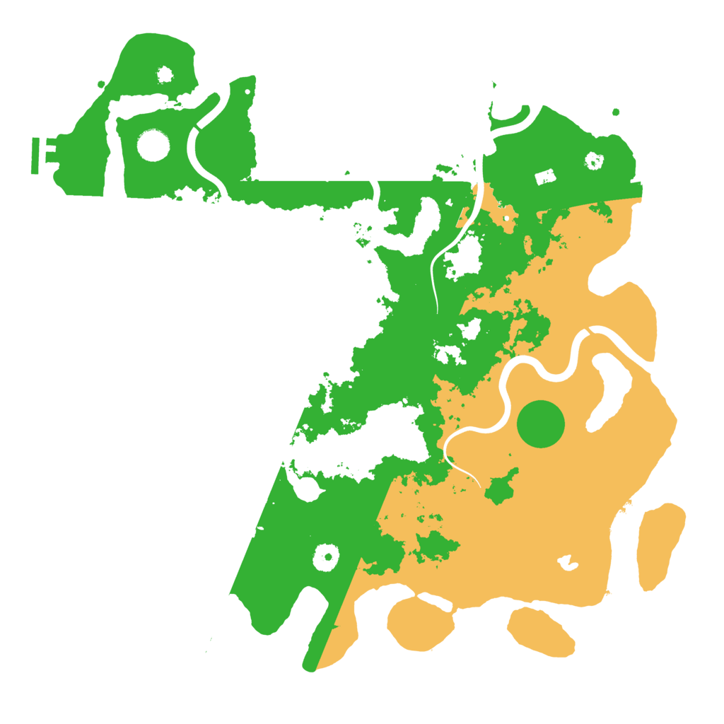 Biome Rust Map: Procedural Map, Size: 4000, Seed: 518965502