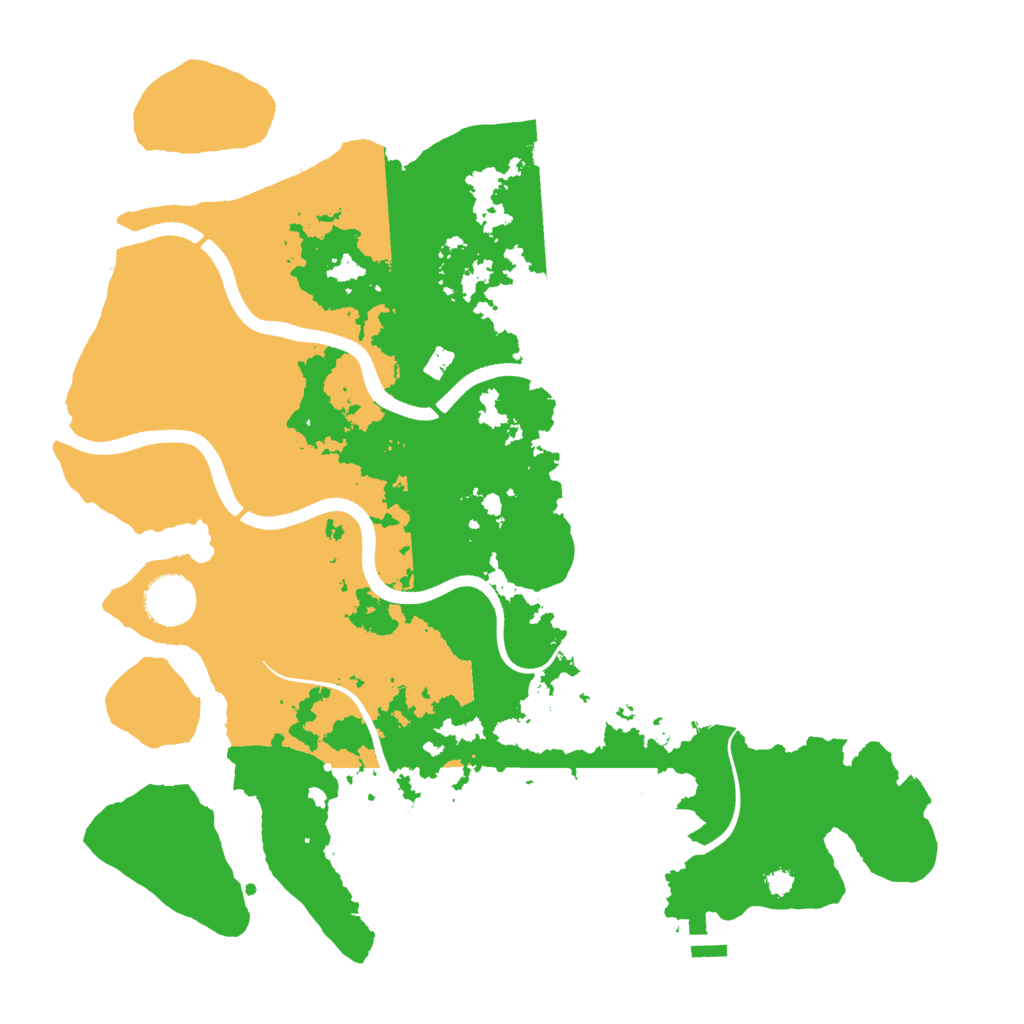 Biome Rust Map: Procedural Map, Size: 3500, Seed: 1594008058