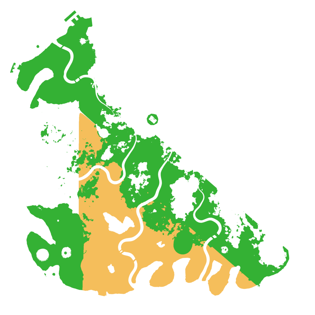 Biome Rust Map: Procedural Map, Size: 4500, Seed: 1546364279