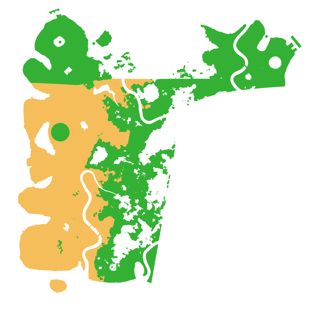 Biome Rust Map: Procedural Map, Size: 4500, Seed: 750584358