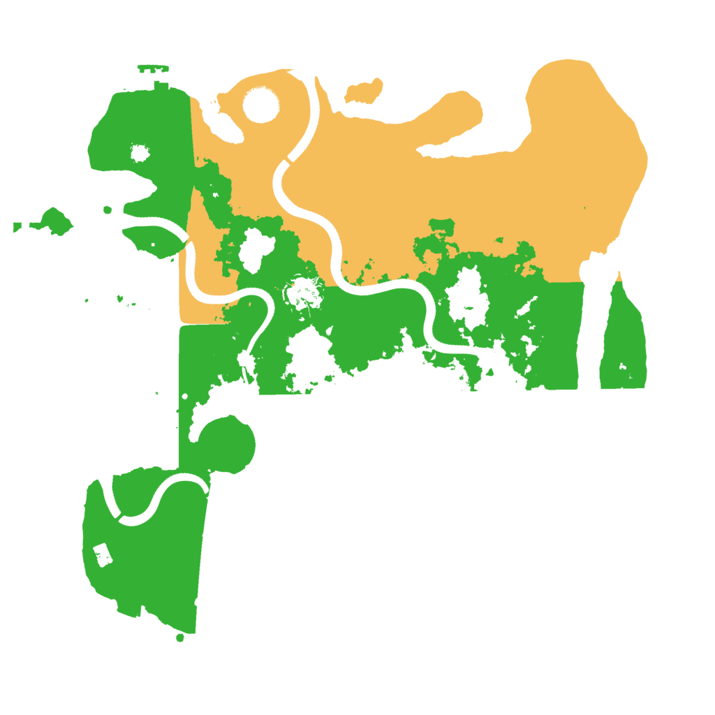 Biome Rust Map: Procedural Map, Size: 3500, Seed: 2091295652