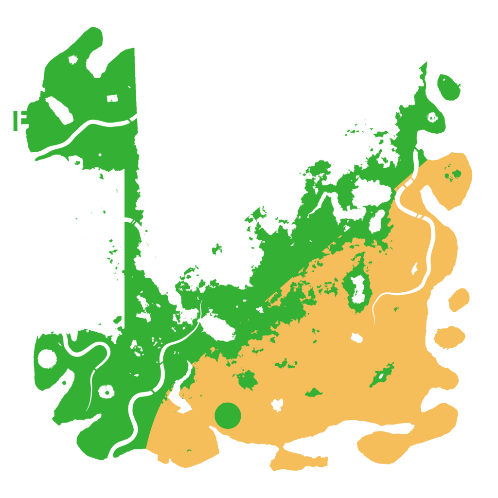 Biome Rust Map: Procedural Map, Size: 5000, Seed: 2053373354