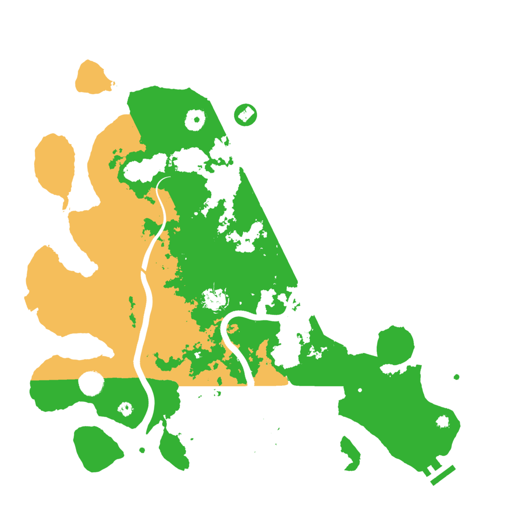 Biome Rust Map: Procedural Map, Size: 3700, Seed: 1645713283