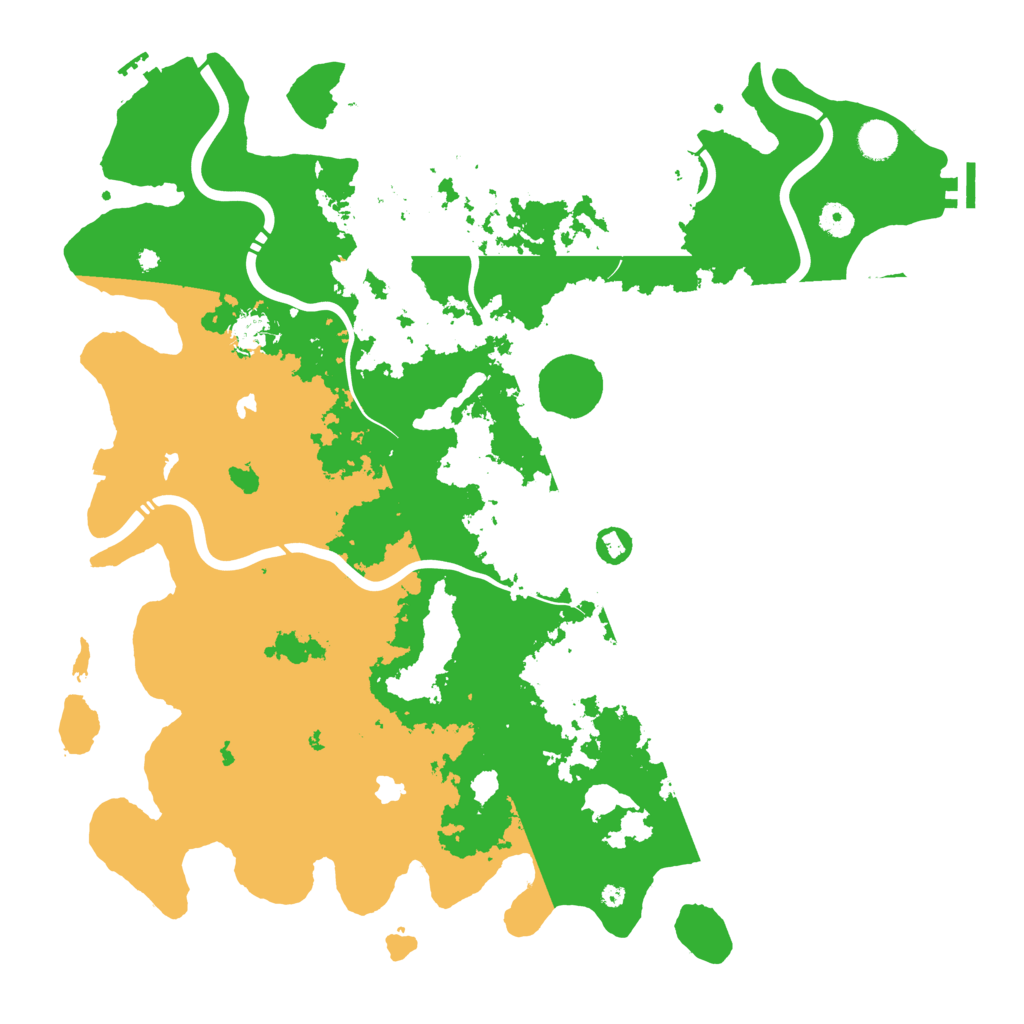 Biome Rust Map: Procedural Map, Size: 4500, Seed: 1708439948