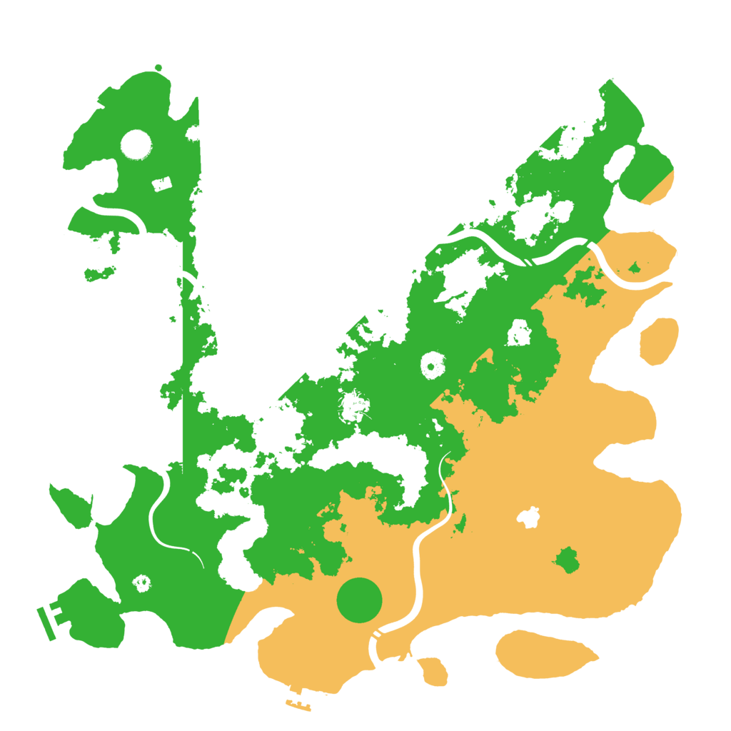 Biome Rust Map: Procedural Map, Size: 4250, Seed: 1574915995