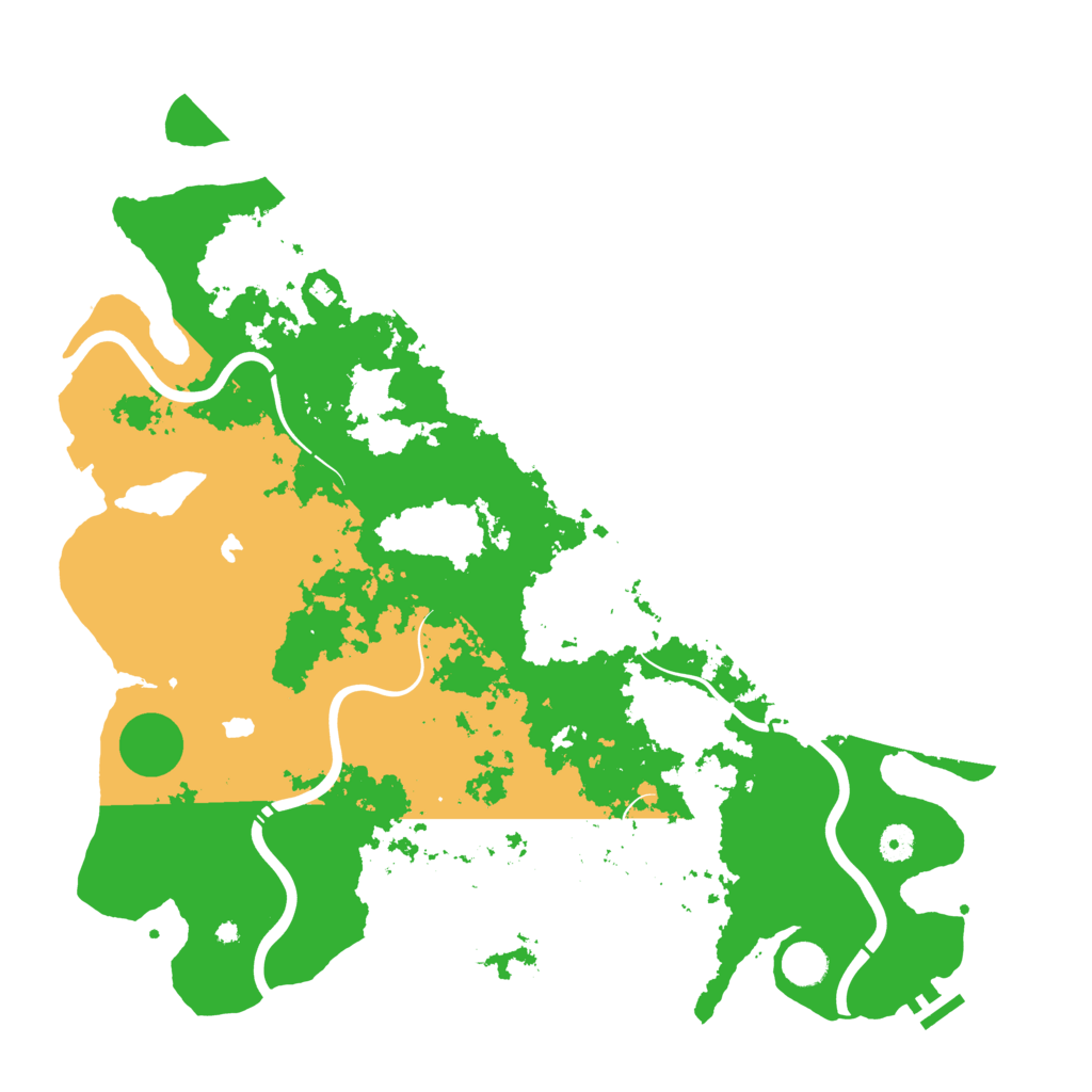 Biome Rust Map: Procedural Map, Size: 4500, Seed: 1400825268