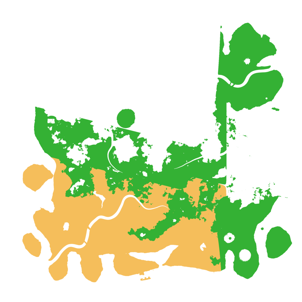 Biome Rust Map: Procedural Map, Size: 4500, Seed: 311002484