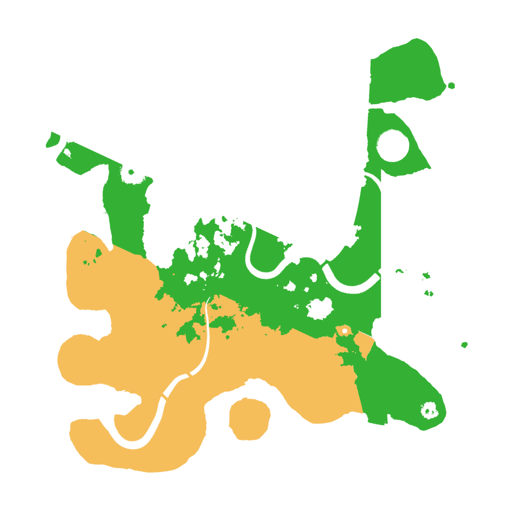 Biome Rust Map: Procedural Map, Size: 3000, Seed: 404626141