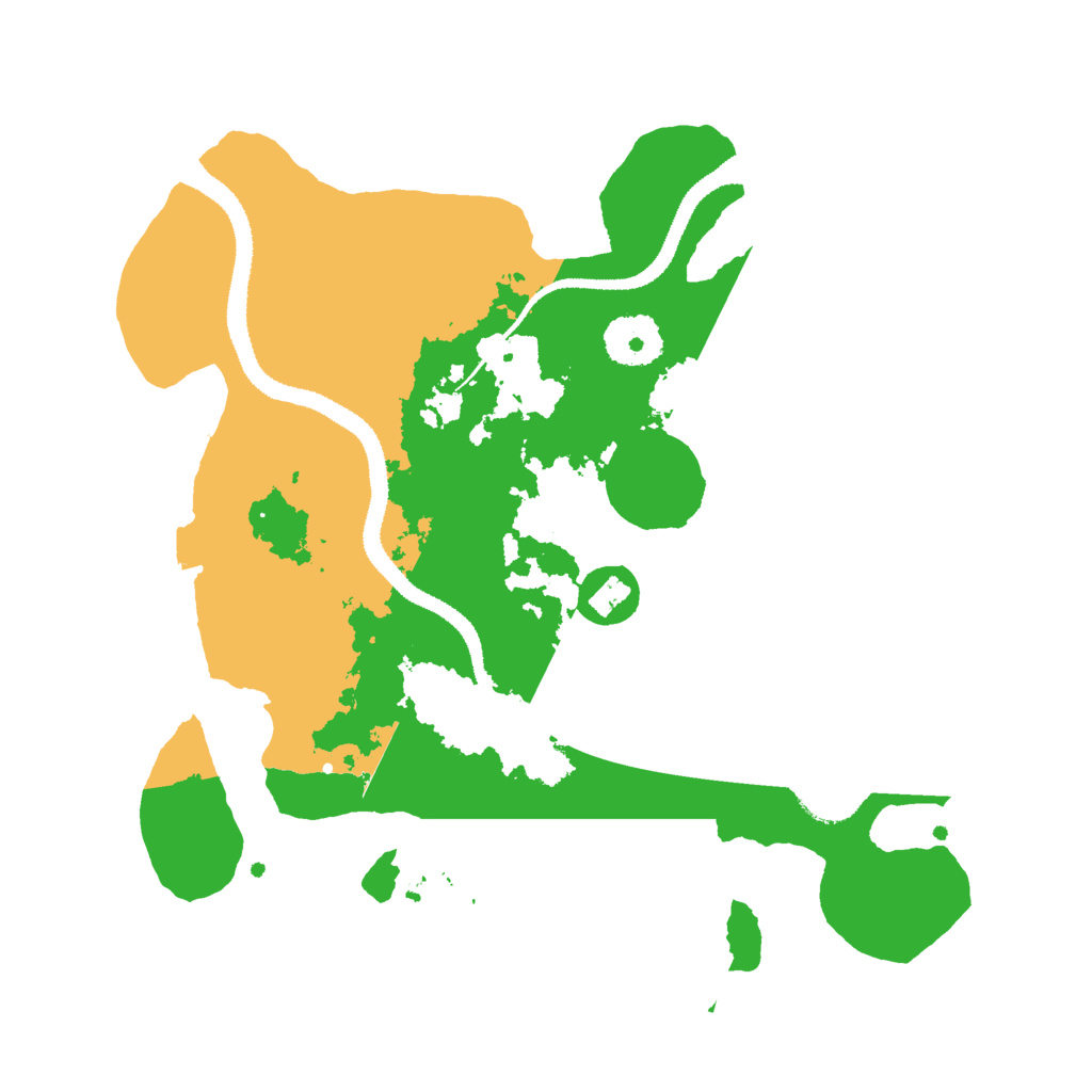 Biome Rust Map: Procedural Map, Size: 3000, Seed: 1553879043