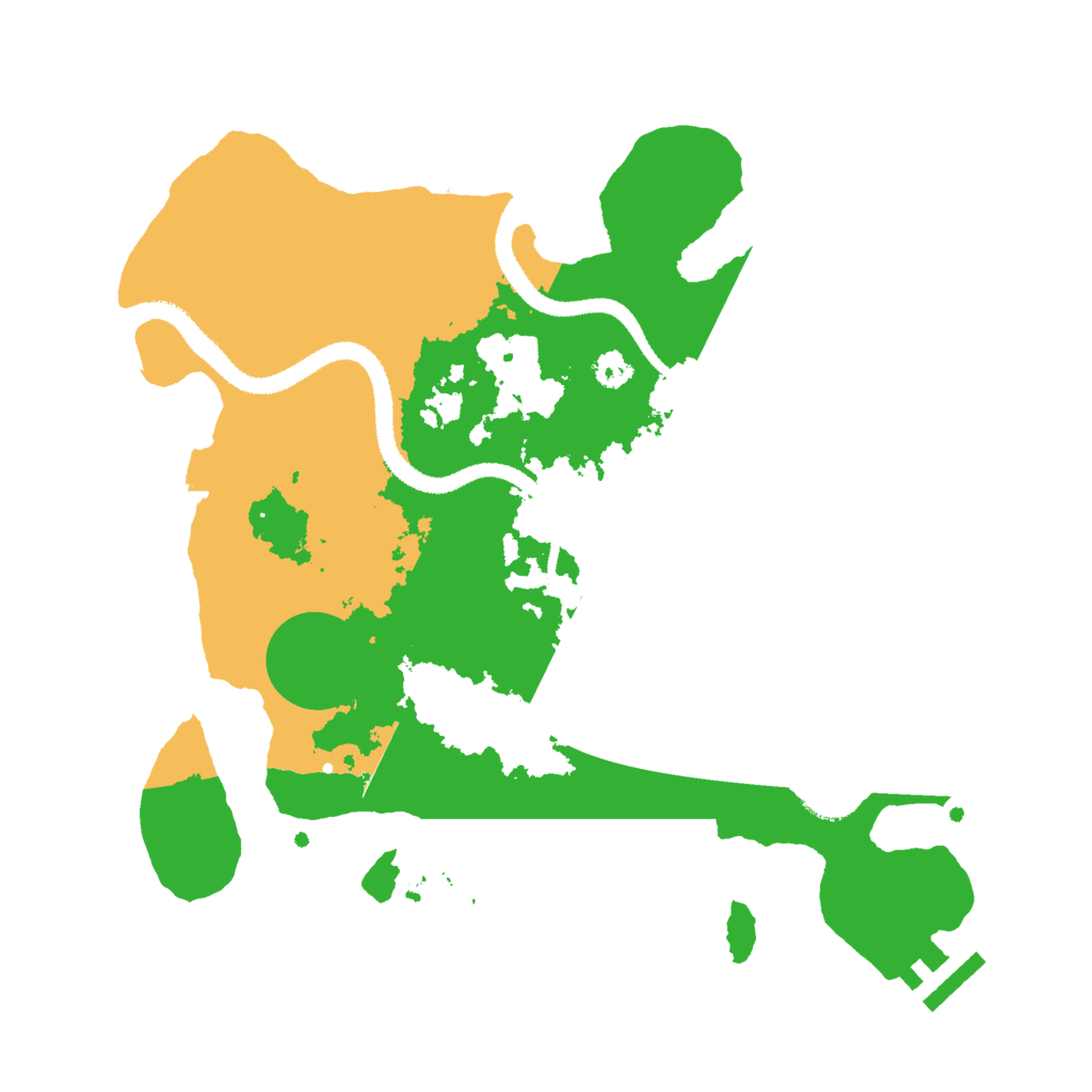 Biome Rust Map: Procedural Map, Size: 3000, Seed: 1553879043