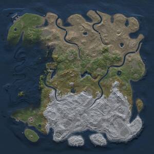 Thumbnail Rust Map: Procedural Map, Size: 4800, Seed: 210753013, 17 Monuments