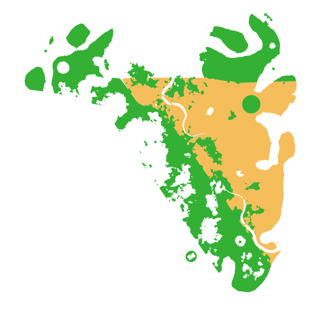 Biome Rust Map: Procedural Map, Size: 4500, Seed: 883419664