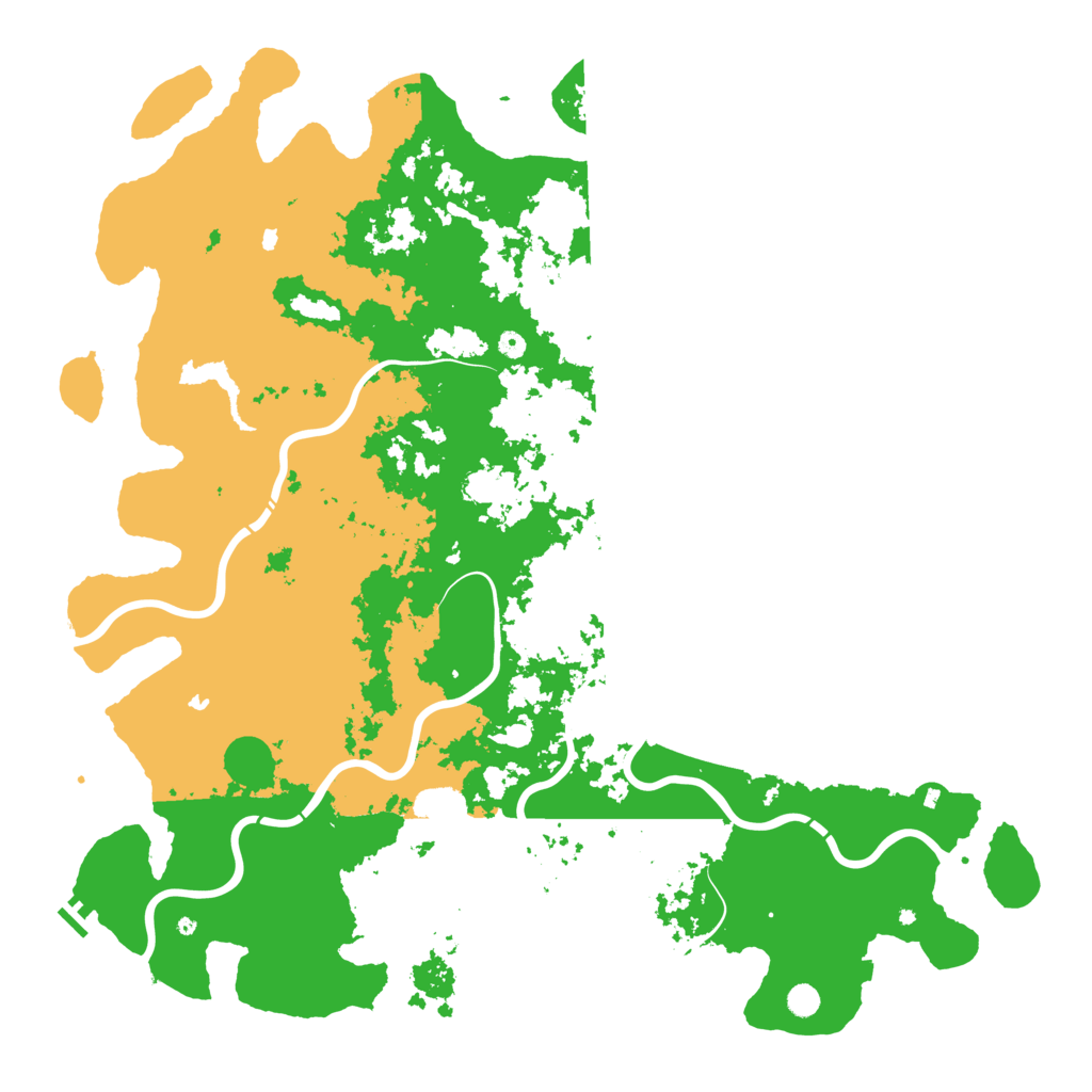 Biome Rust Map: Procedural Map, Size: 6000, Seed: 16762898