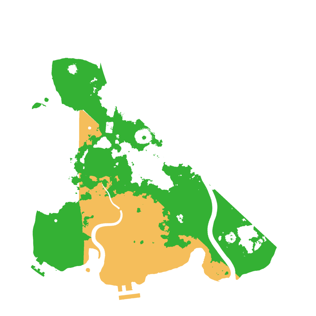 Biome Rust Map: Procedural Map, Size: 3000, Seed: 2535