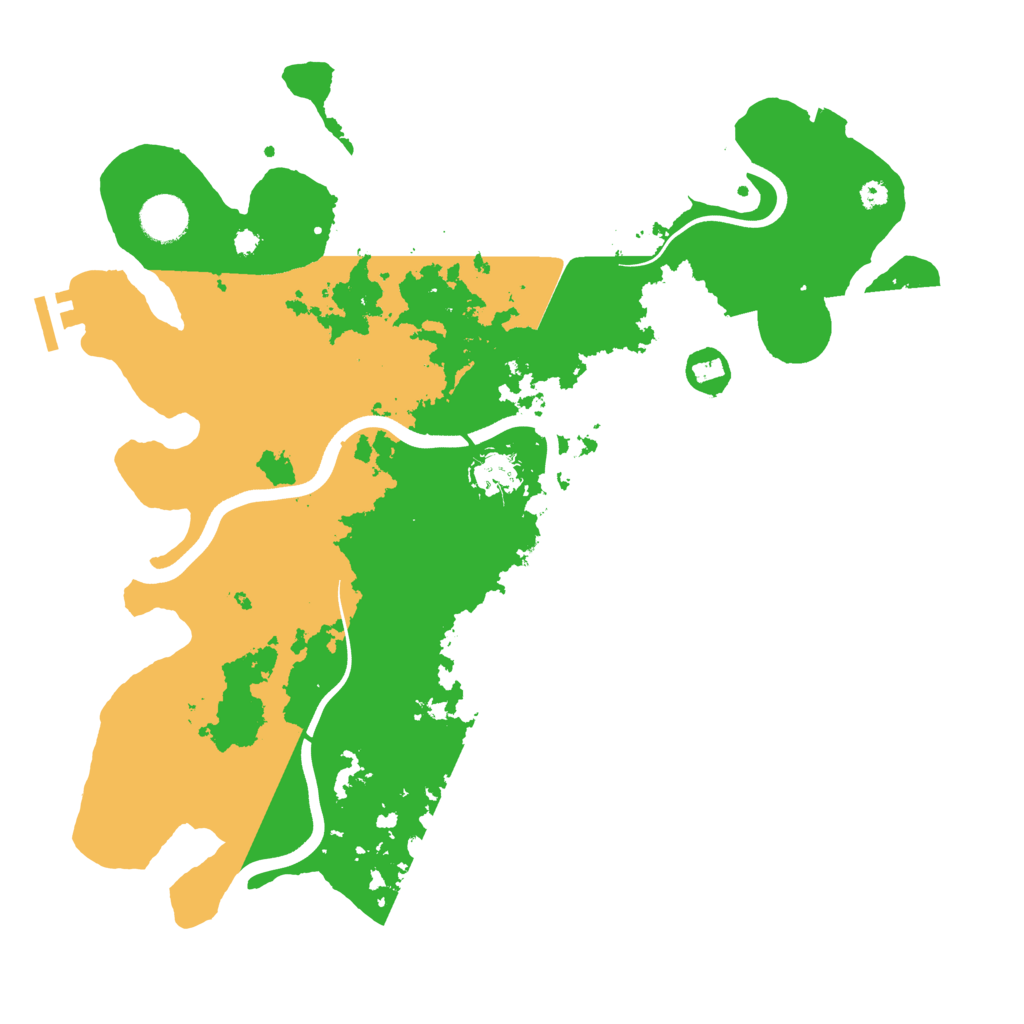 Biome Rust Map: Procedural Map, Size: 3750, Seed: 544203480
