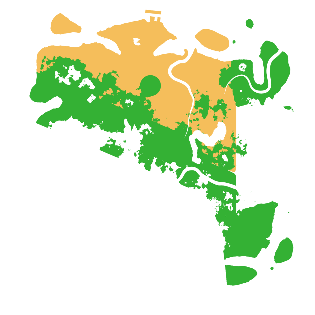 Biome Rust Map: Procedural Map, Size: 4000, Seed: 493711403