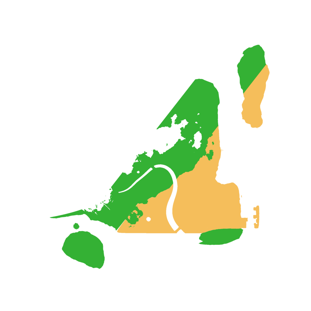 Biome Rust Map: Procedural Map, Size: 2100, Seed: 1611245772
