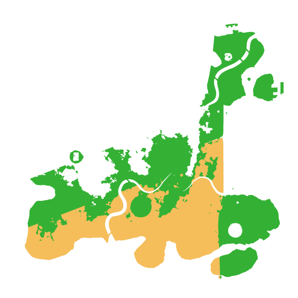 Biome Rust Map: Procedural Map, Size: 3750, Seed: 663515924