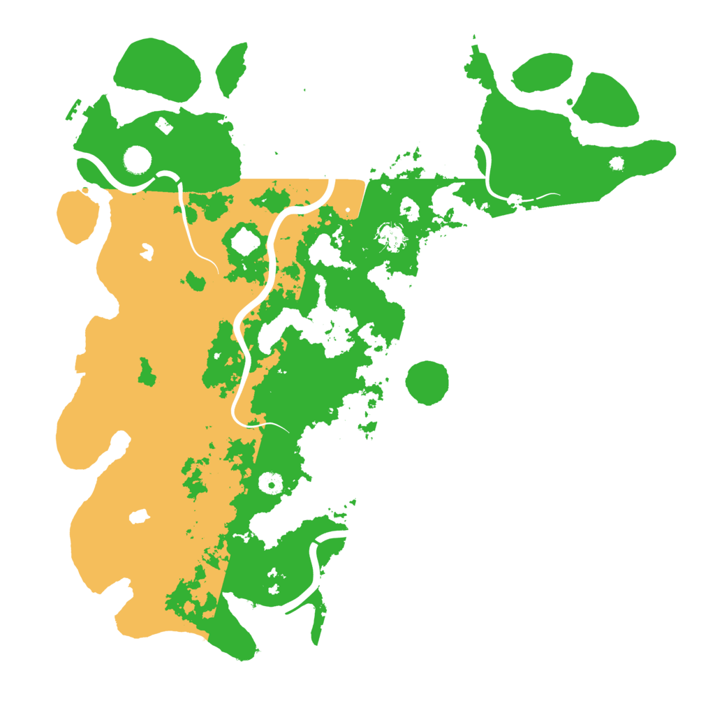 Biome Rust Map: Procedural Map, Size: 4500, Seed: 43639963