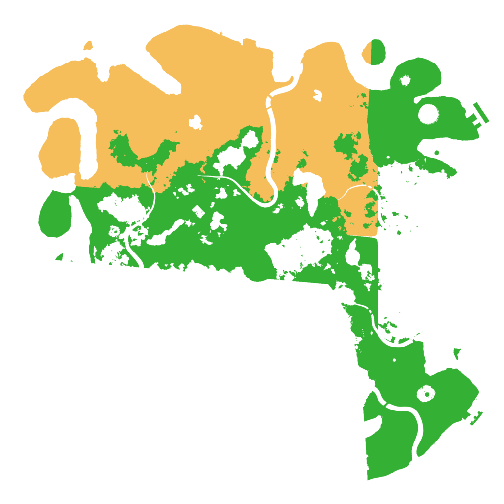 Biome Rust Map: Procedural Map, Size: 4500, Seed: 106035004