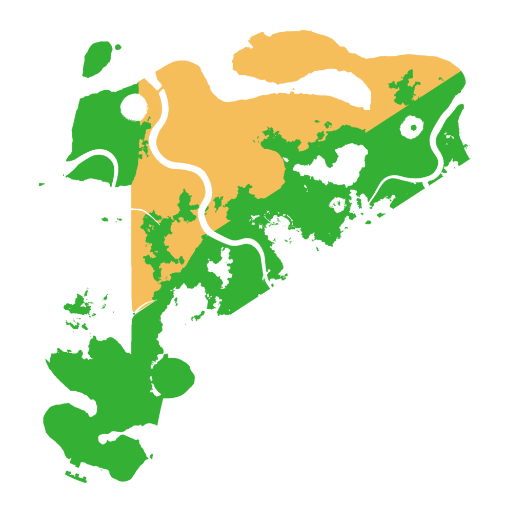 Biome Rust Map: Procedural Map, Size: 3500, Seed: 1584581512
