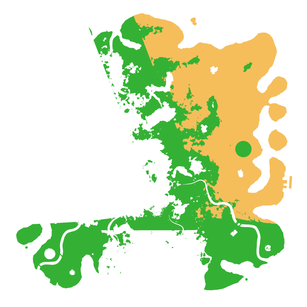 Biome Rust Map: Procedural Map, Size: 5000, Seed: 1030470507