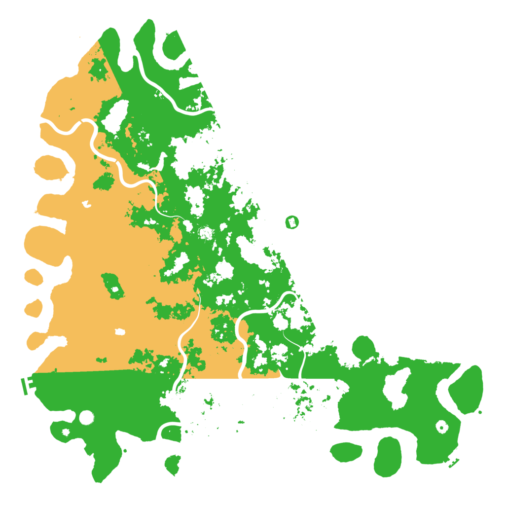 Biome Rust Map: Procedural Map, Size: 6000, Seed: 1498954598