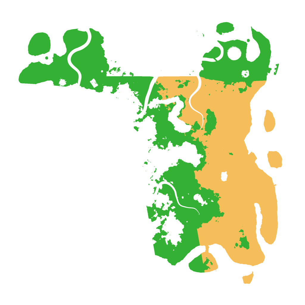Biome Rust Map: Procedural Map, Size: 4000, Seed: 454693191