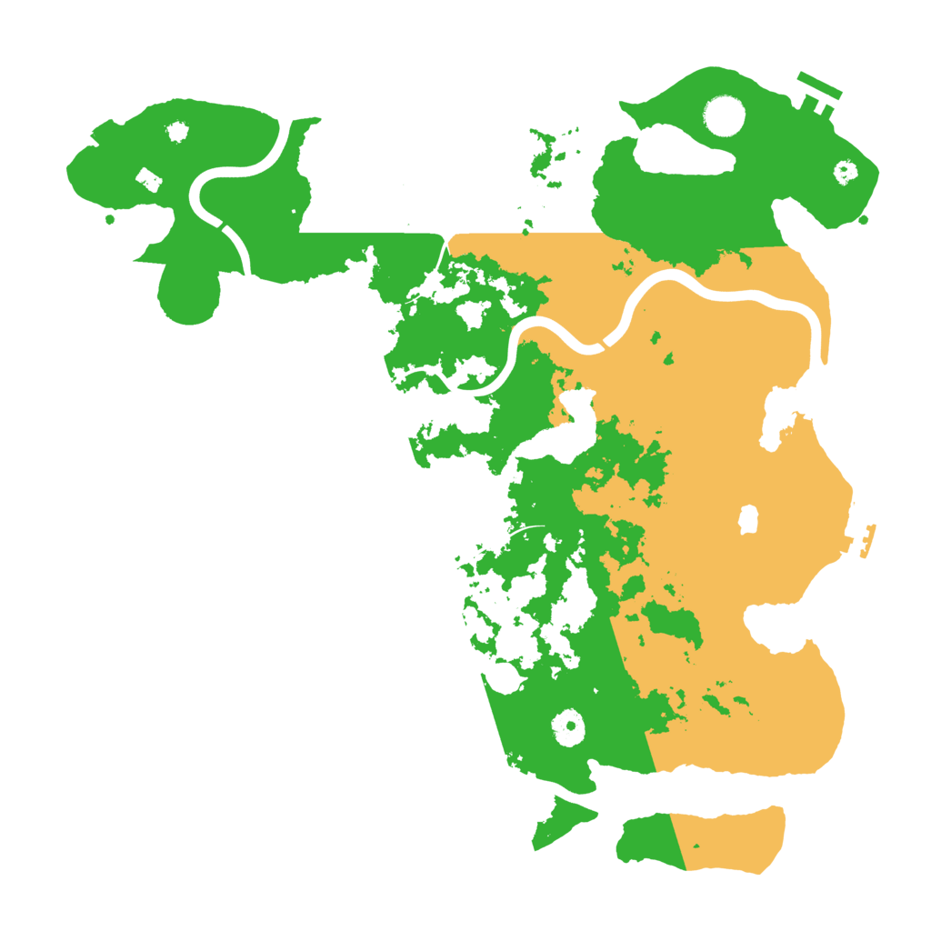 Biome Rust Map: Procedural Map, Size: 4000, Seed: 18030034