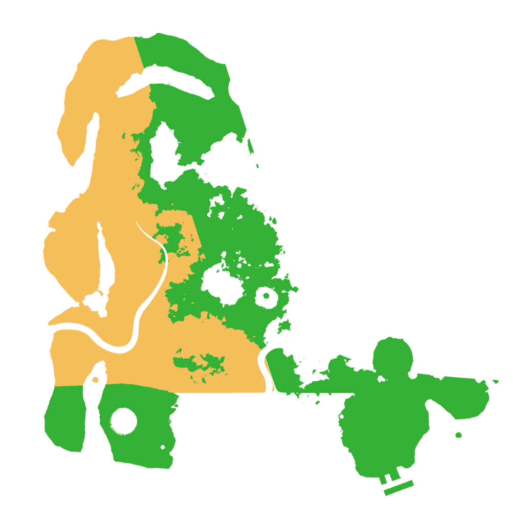 Biome Rust Map: Procedural Map, Size: 3500, Seed: 1694316379