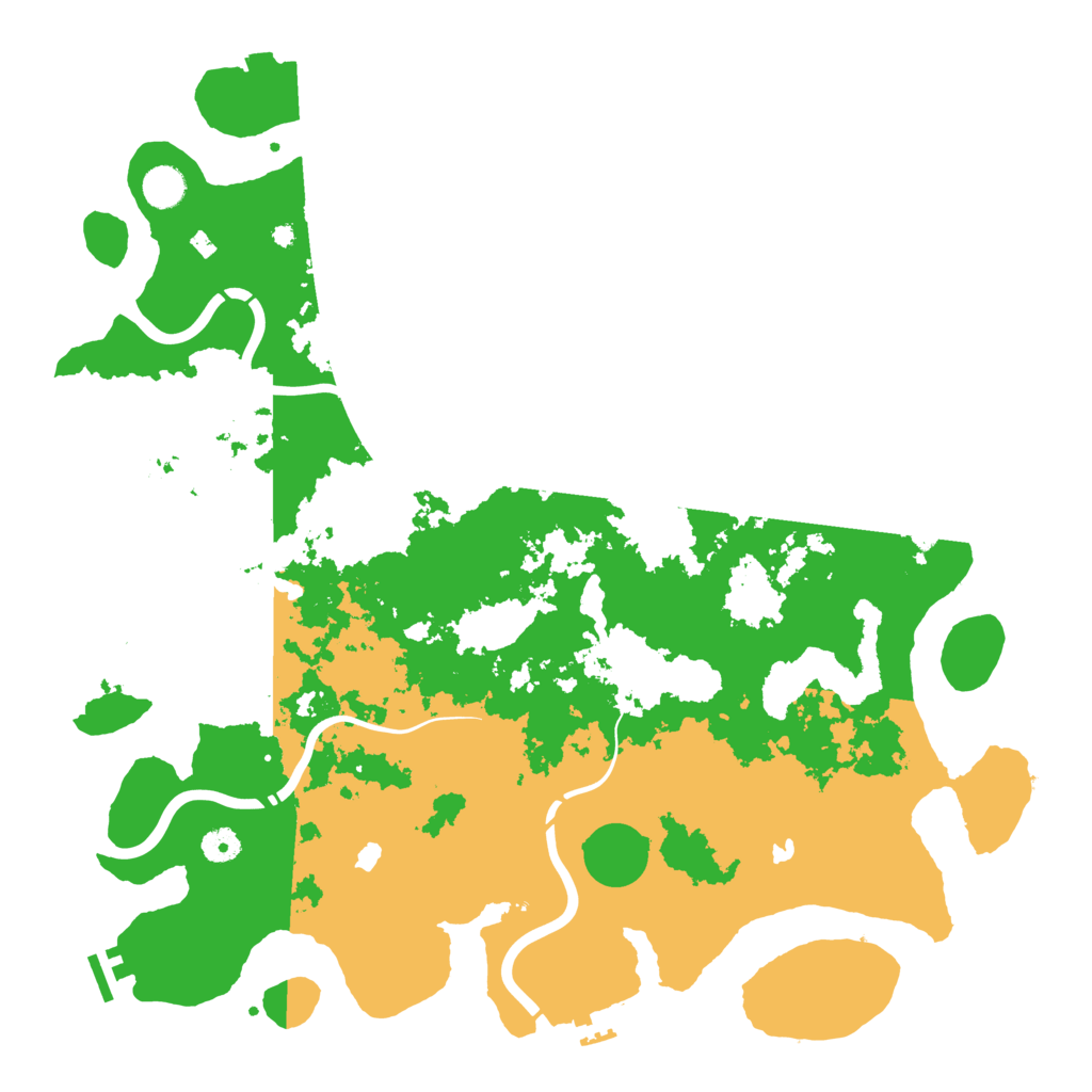 Biome Rust Map: Procedural Map, Size: 4500, Seed: 757744490