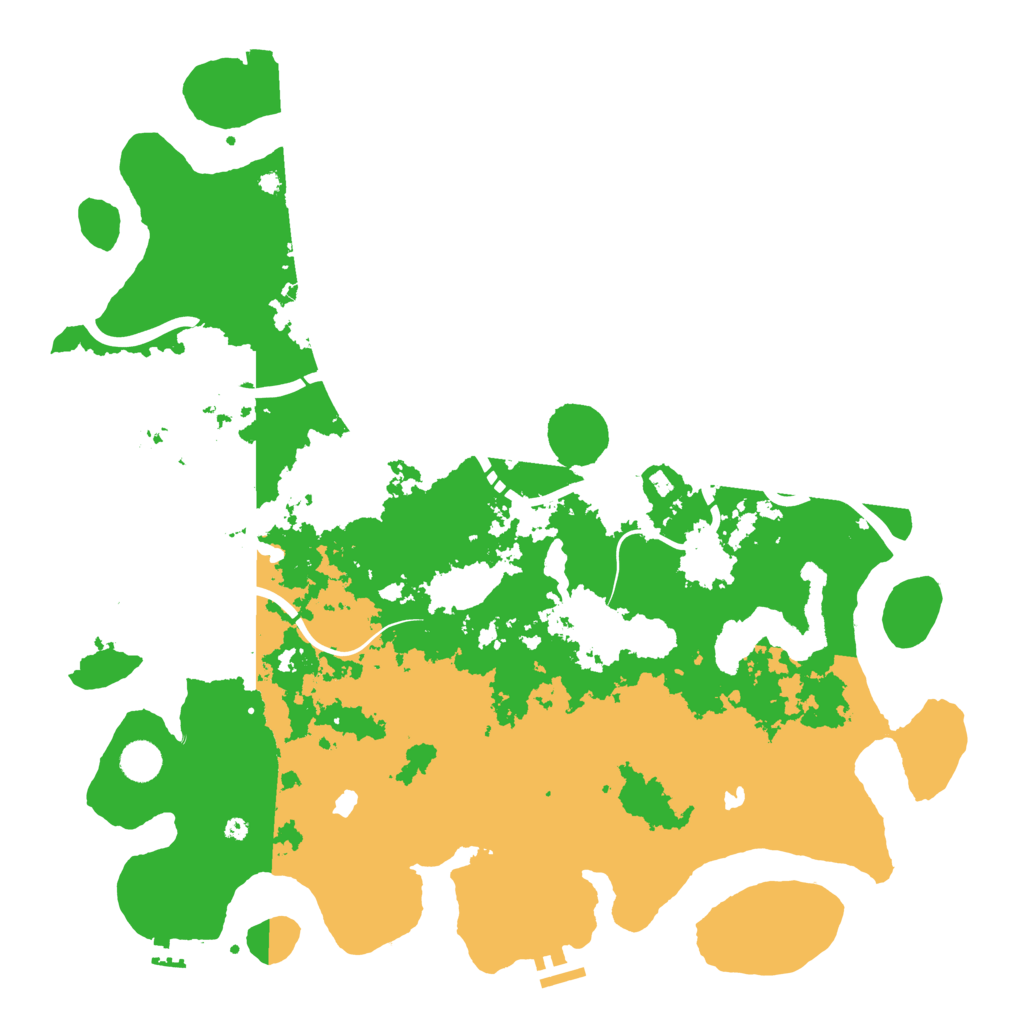 Biome Rust Map: Procedural Map, Size: 4500, Seed: 757744490