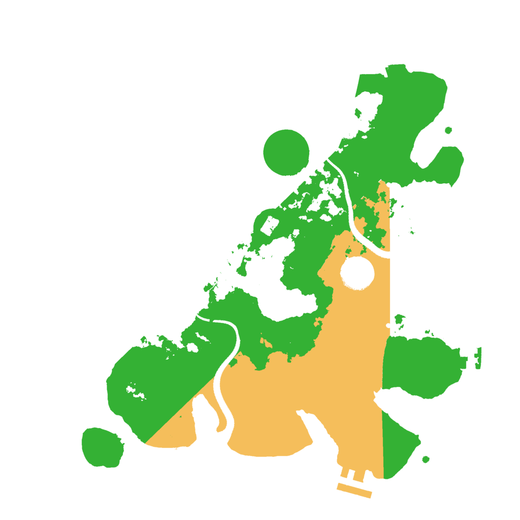 Biome Rust Map: Procedural Map, Size: 3000, Seed: 566764717