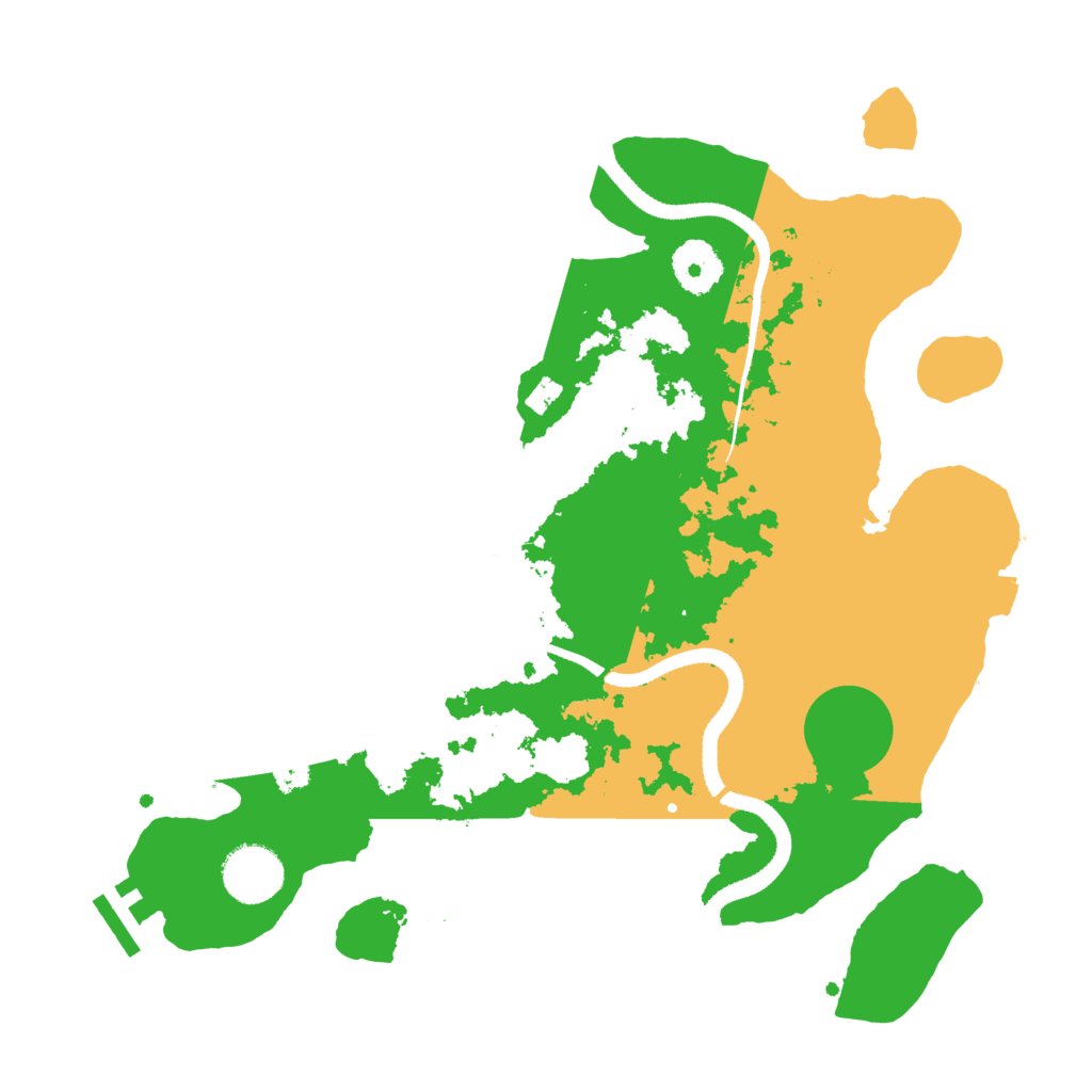 Biome Rust Map: Procedural Map, Size: 3250, Seed: 689194284