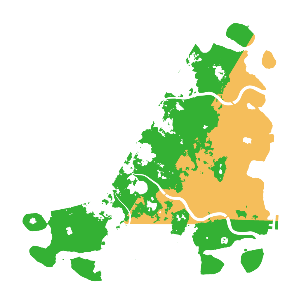 Biome Rust Map: Procedural Map, Size: 4200, Seed: 427925888