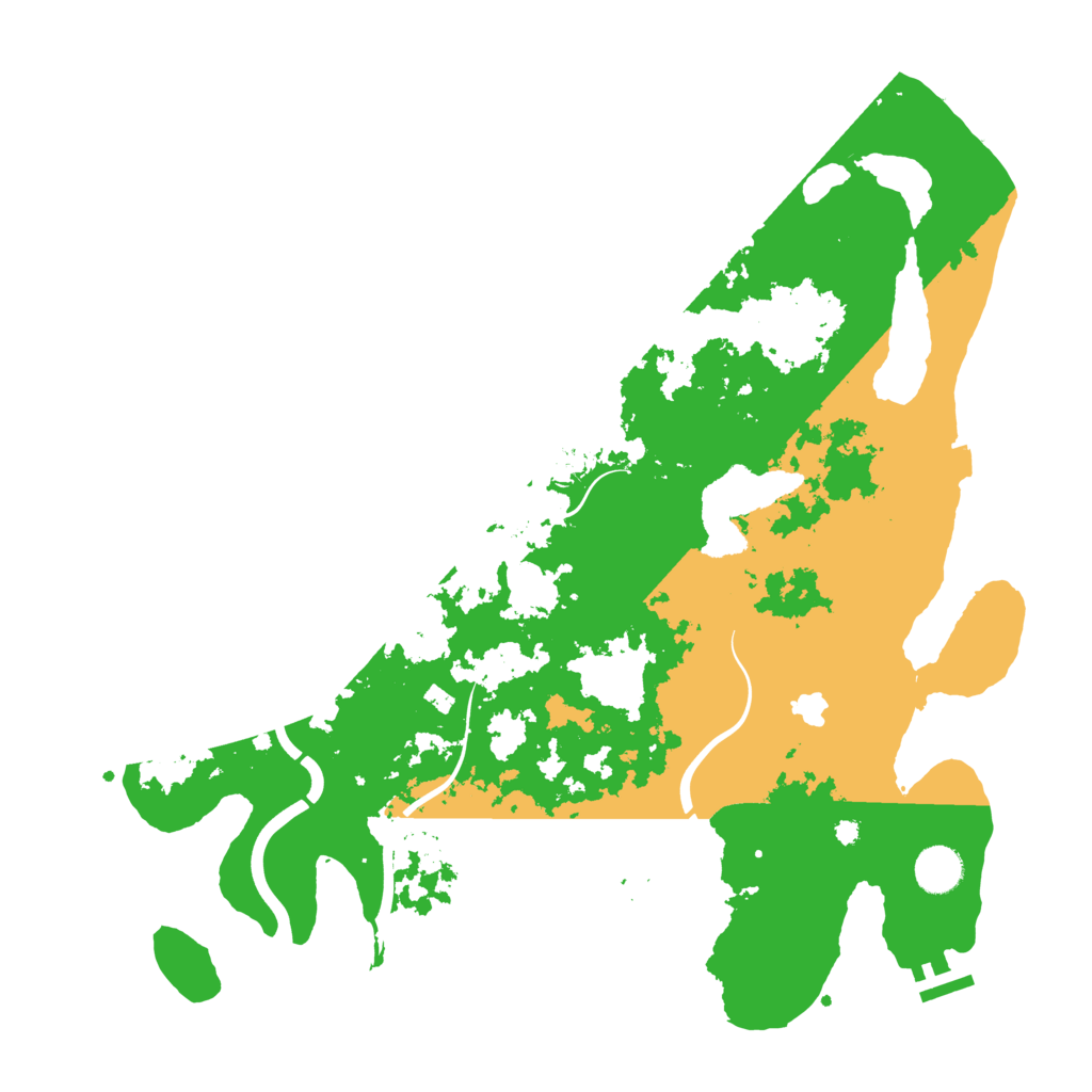 Biome Rust Map: Procedural Map, Size: 4000, Seed: 1198263507