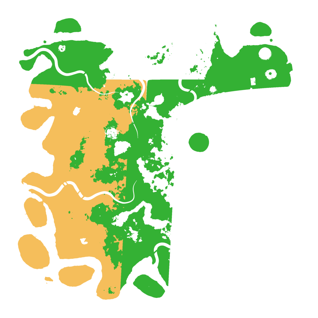Biome Rust Map: Procedural Map, Size: 4500, Seed: 1849190065