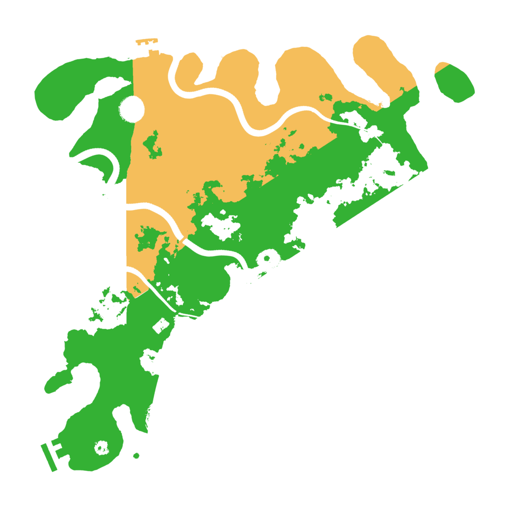 Biome Rust Map: Procedural Map, Size: 3500, Seed: 1681517283