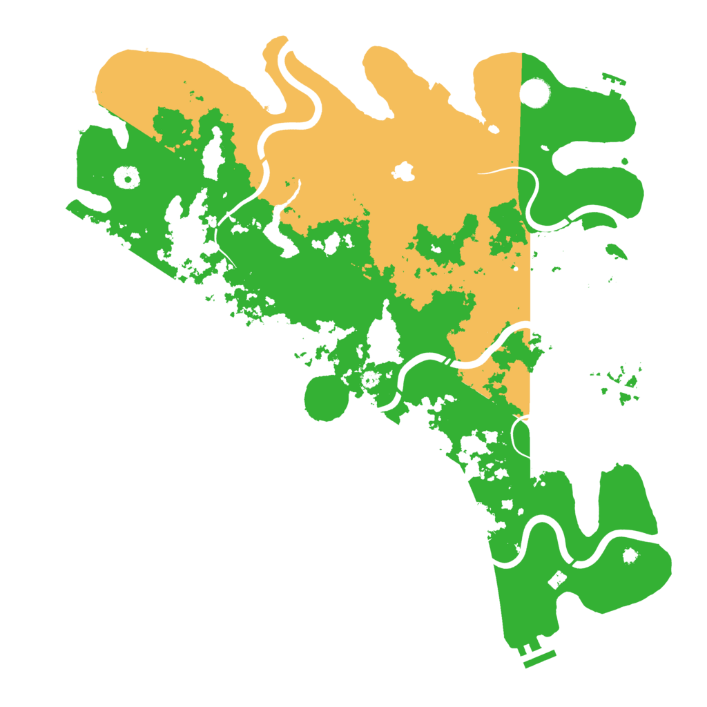 Biome Rust Map: Procedural Map, Size: 4250, Seed: 581428416