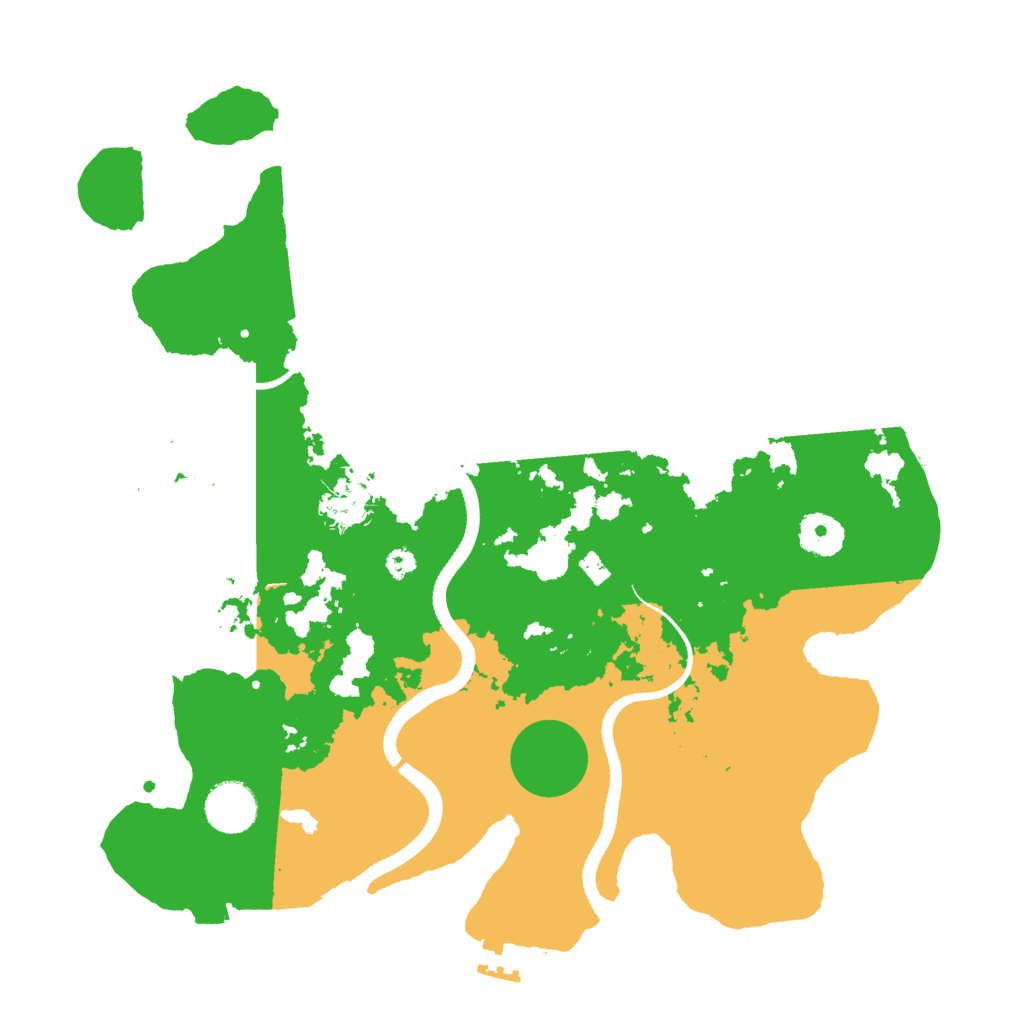 Biome Rust Map: Procedural Map, Size: 3500, Seed: 869033780