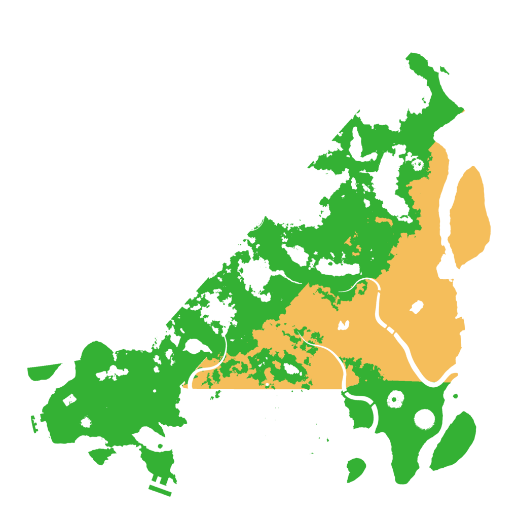 Biome Rust Map: Procedural Map, Size: 4500, Seed: 1314513386