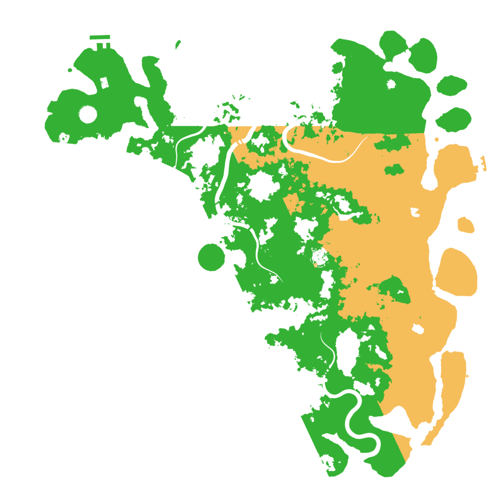Biome Rust Map: Procedural Map, Size: 5000, Seed: 2102046851